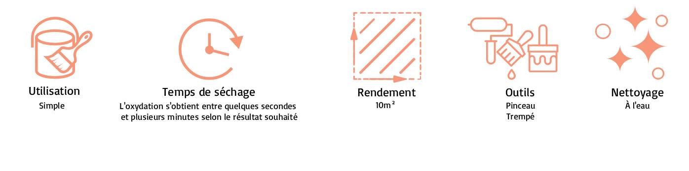 caractéristiques du brunisseur sans neutralisant acier 0805