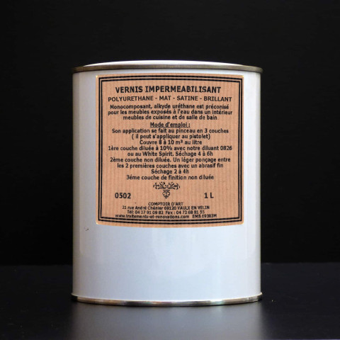 VERNIS IMPERMEABILISANT POLYURETHANE BICOUCHE MONOCOMPOSANT - 0502