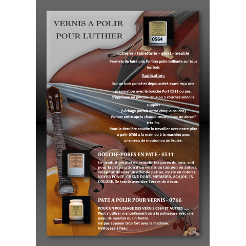 VERNIS A POLIR MONOCOMPOSANT - 0564