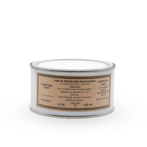 CIRE INCOLORE DE PROTECTION POUR MÉTAUX - 0730
