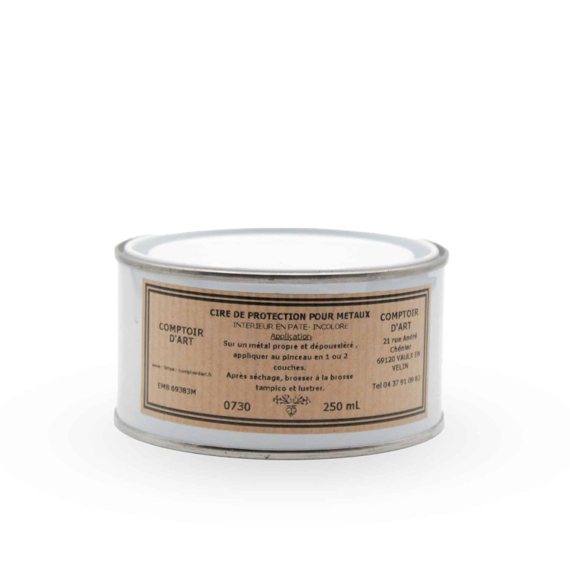 CIRE INCOLORE DE PROTECTION POUR MÉTAUX - 0730