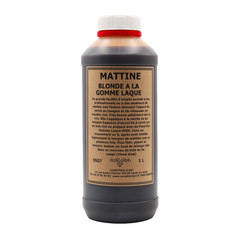 MATTINE BLONDE DE FINITION A LA GOMME LAQUE - 0507
