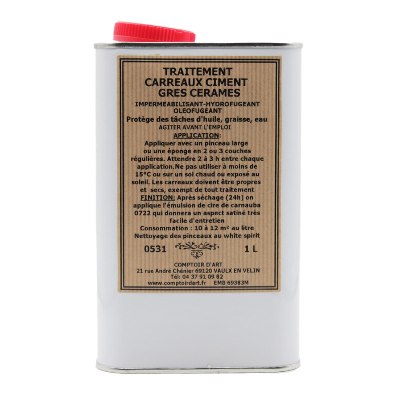 TRAITEMENT SOLVANT CARREAUX CIMENT ET GRES CERAME - 0531