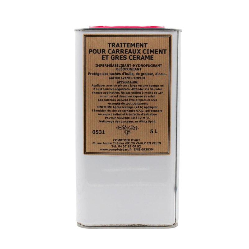 TRAITEMENT SOLVANT CARREAUX CIMENT ET GRES CERAME - 0531