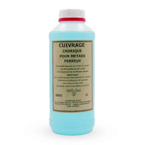 CUIVRAGE CHIMIQUE POUR LE FER - 0865