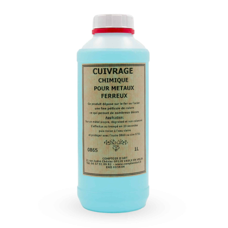 CUIVRAGE CHIMIQUE POUR LE FER - 0865