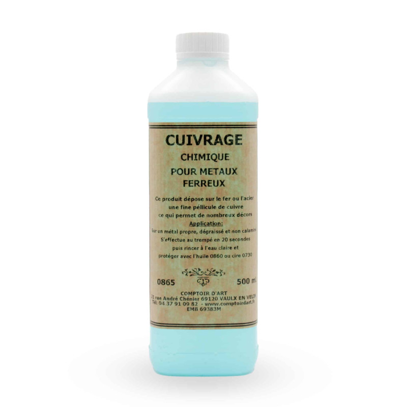 CUIVRAGE CHIMIQUE POUR LE FER - 0865
