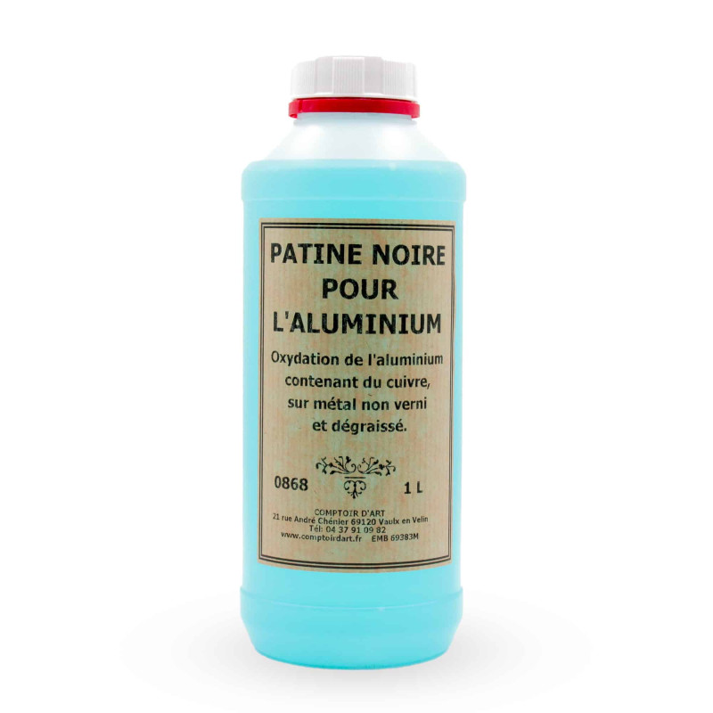 PATINE NOIRE POUR L'ALUMINIUM - 0868