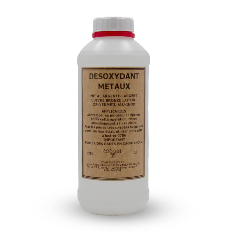DESOXYDANT METAUX POUR L'ARGENT ET LE BRONZE NF - 0780