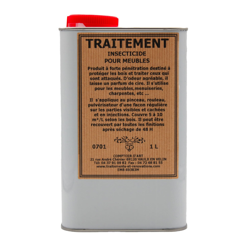 TRAITEMENT INSECTICIDE POUR MEUBLES - 0701