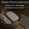 Pierre Ponce Soie 6/10 – Abrasif naturel pour ponçage fin bois et restauration | Comptoir d’Art