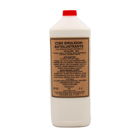 Cire autolustrante sol Carnauba 0722| Comptoir d'Art