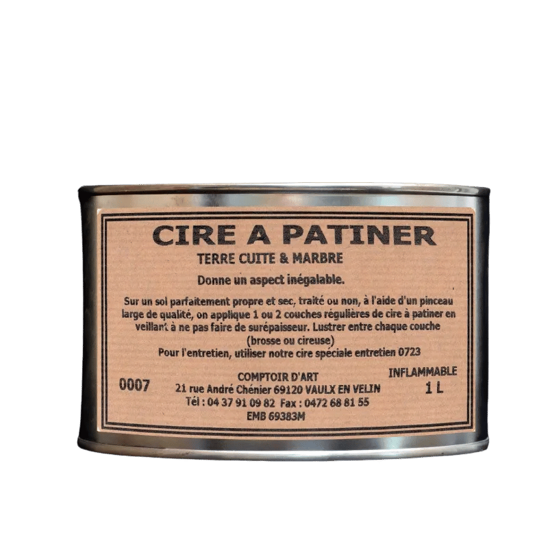 Cire à patiner les Terres Cuites Incolore - Finition haute qualité