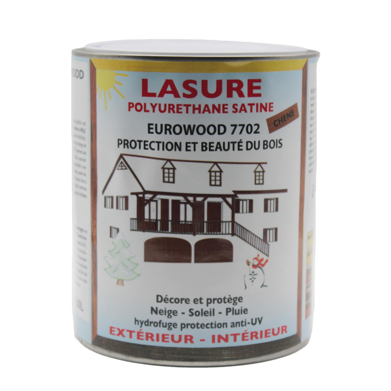 Lasure d'imprégnation et de finition.