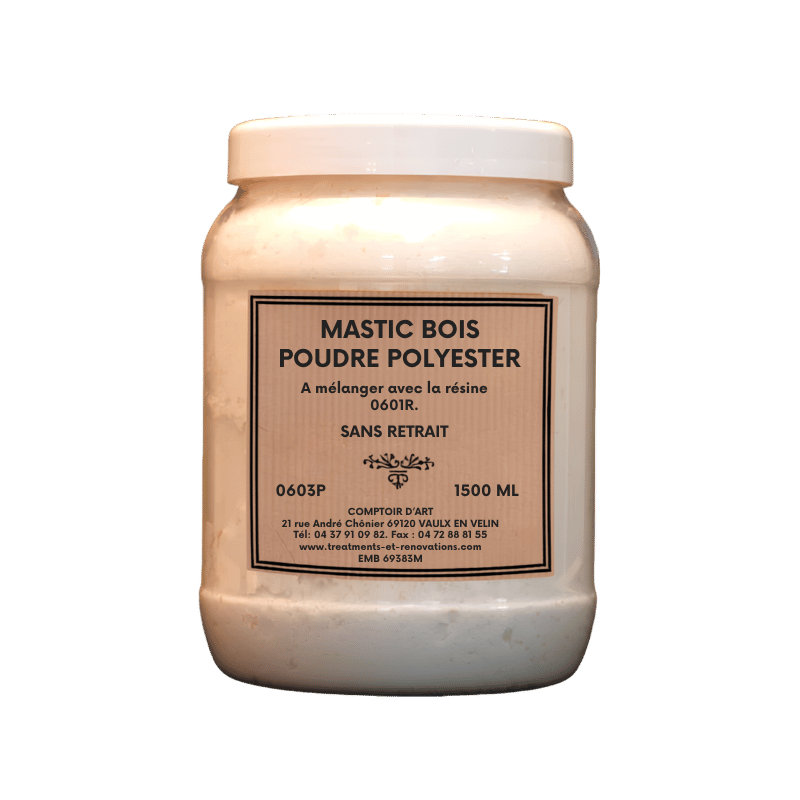 Mastic polyester restauration 0603P – Restauration et rebouchage| Comptoir d'Art