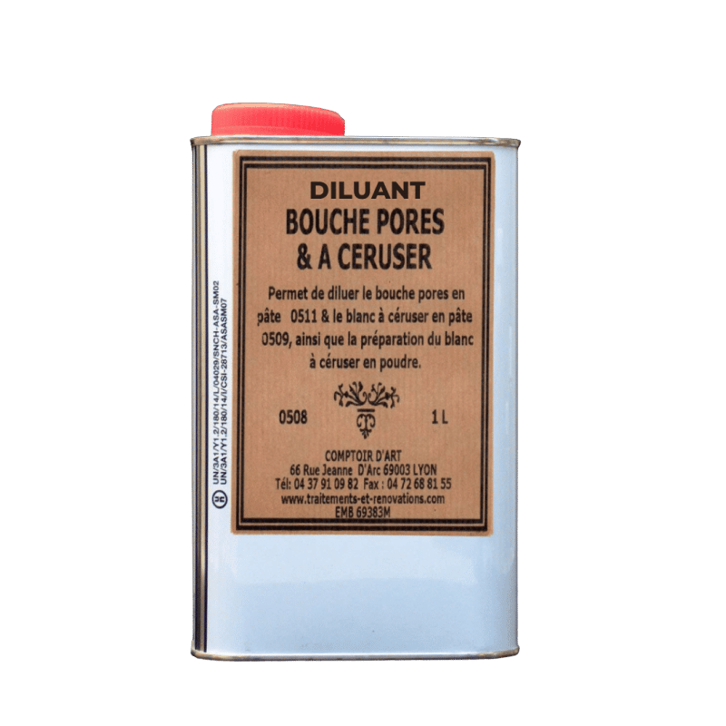 Liquide à céruser bois 0508 - Bouche-pores et finition | Comptoir d'Art