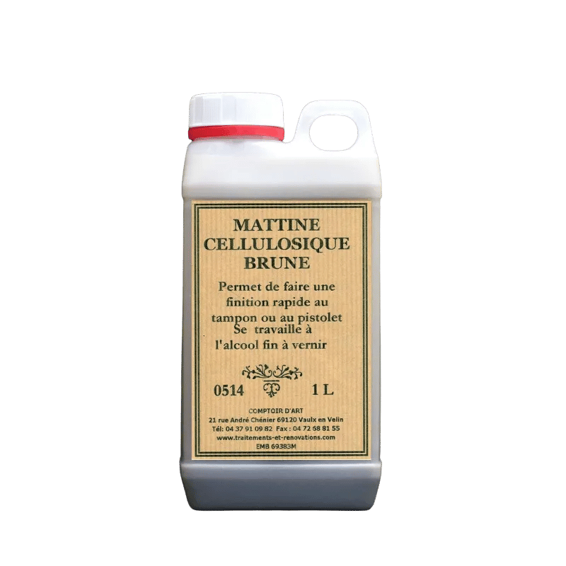 Mattine Brune Cellulosique.