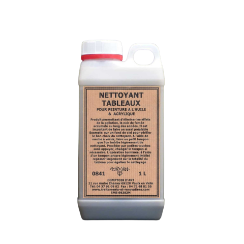 Nettoyant Tableaux pour Peinture a L'huile ou Acrylique.