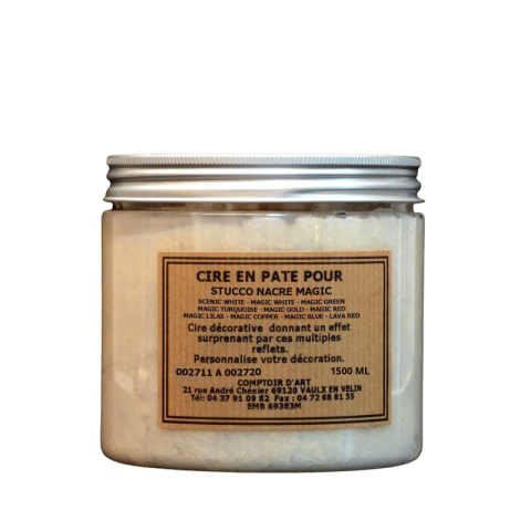 Cire en Pate Solvant Pr Stucco Nacre Magic (À Effet Subtil) Magic Red