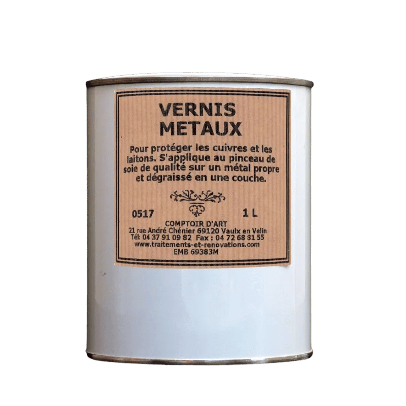 Vernis pour Laiton & Cuivre