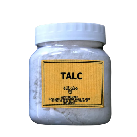Talc naturel en poudre – Absorbe l’humidité et protège les surfaces | Comptoir d’Art