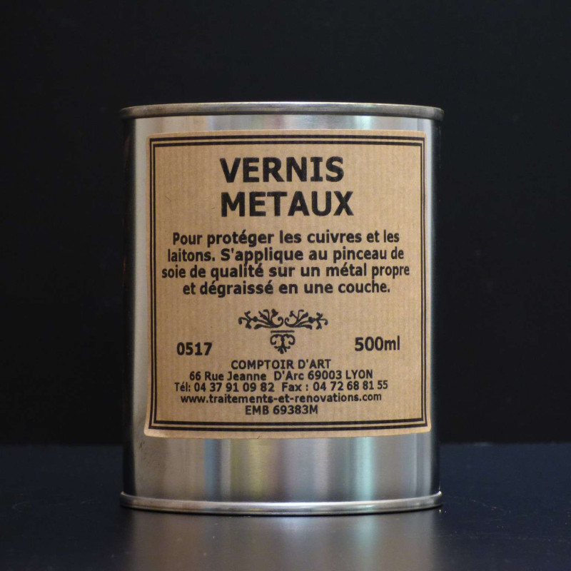 VERNIS SOLVANT  LAITON & CUIVRE - 0517