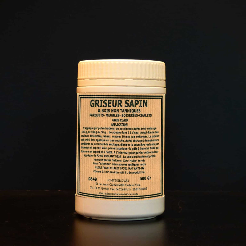 GRISEUR POUDRE POUR RESINEUX - 0849
