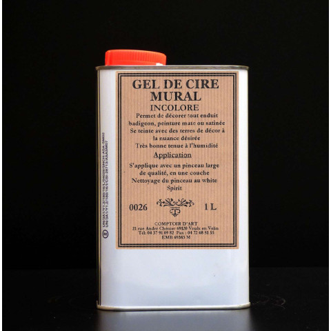 GEL DE CIRE MURALE SOLVANT INCOLORE - 0026