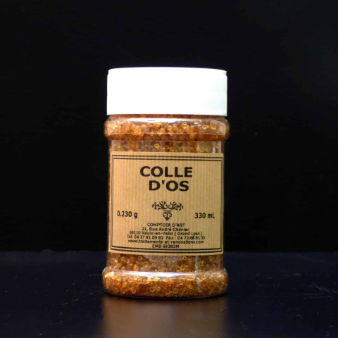 COLLE D'OS EN PERLES