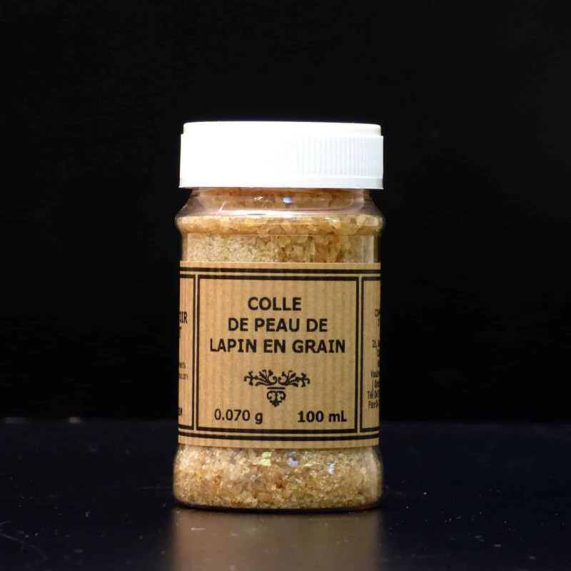 COLLE DE PEAU DE LAPIN EN GRAINS