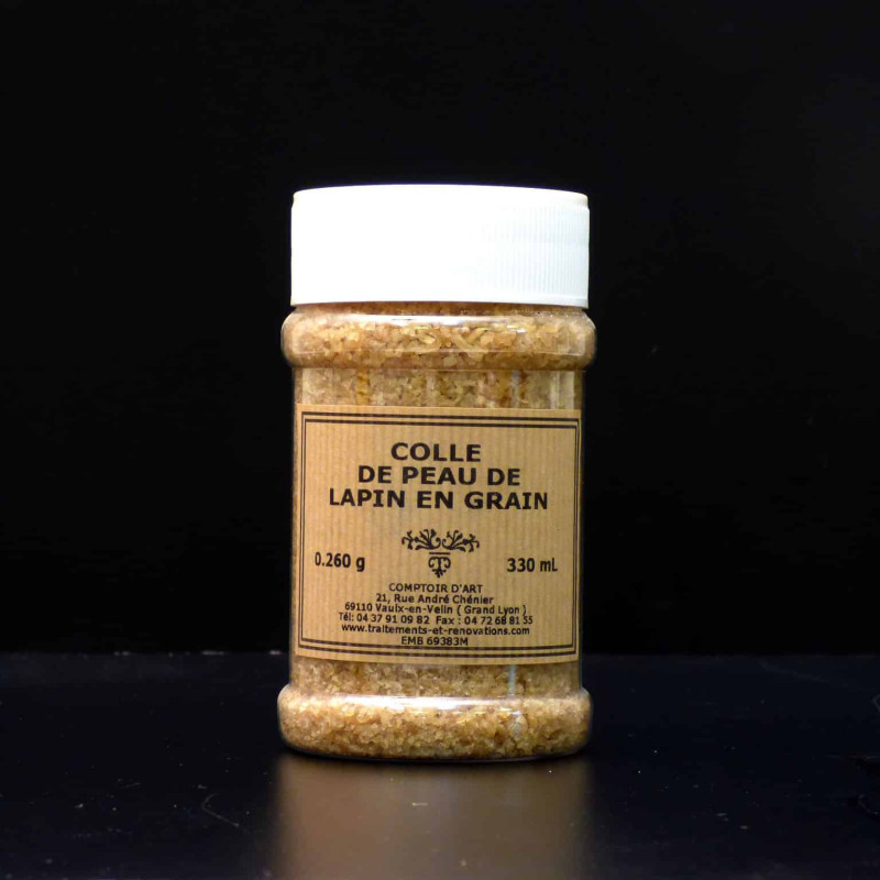 COLLE DE PEAU EN GRAINS