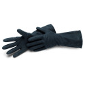 Gant Latex Coton Floque Noir
