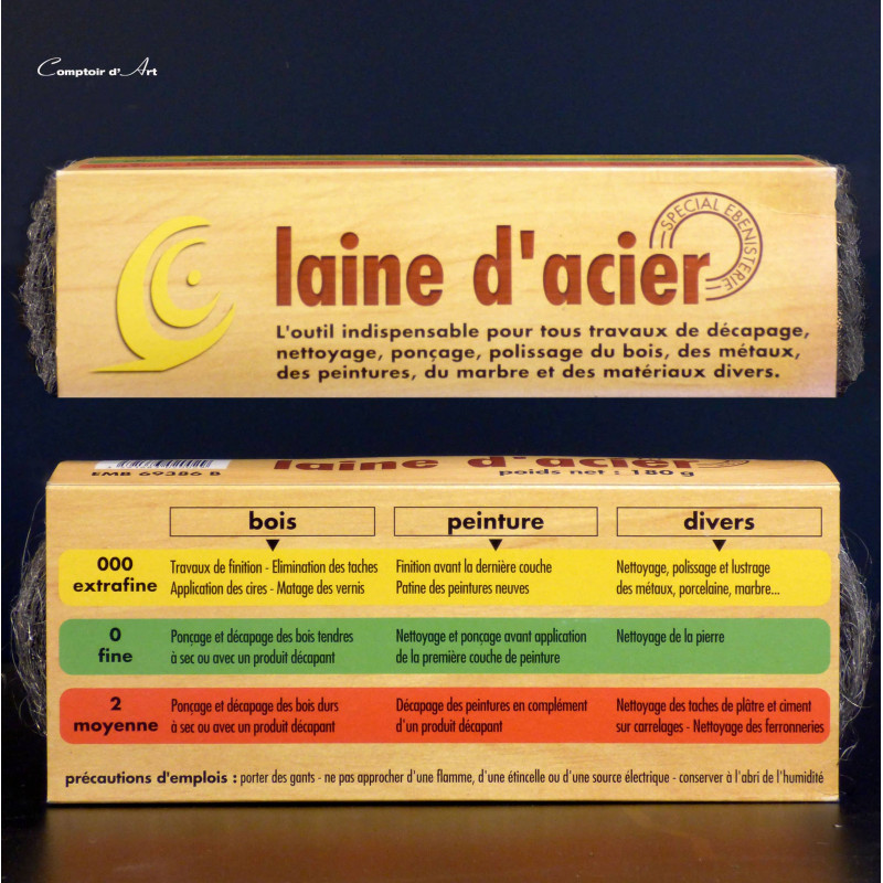 LAINE D'ACIER ECHEVEAU