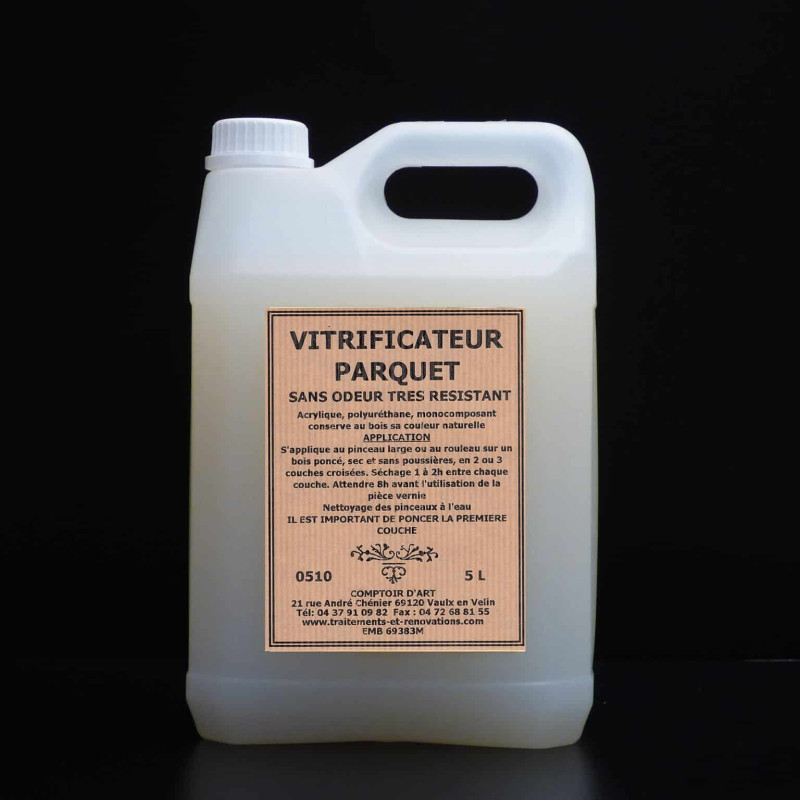 VITRIFICATEUR PARQUET SANS ODEUR - AQUEUX SATINE - 0510