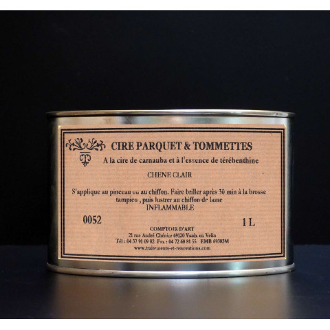CIRE PARQUET EN PATE INCOLORE - 0052