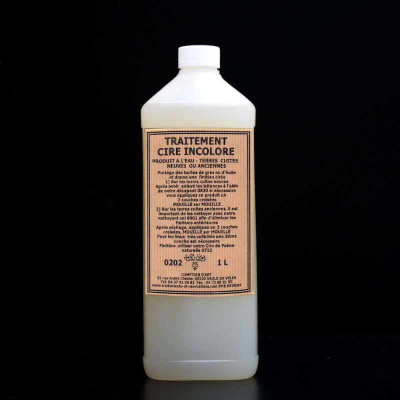 TRAITEMENT CIRE INCOLORE AQUEUX - 0202