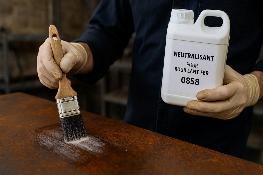 Comment stabiliser la corrosion d’une pièce métallique ?