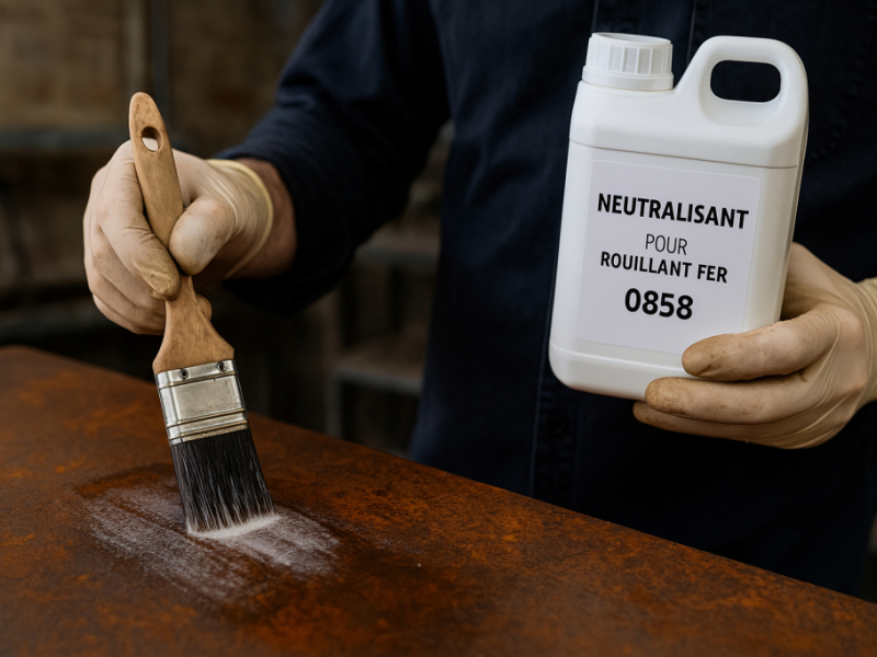 Comment stabiliser la corrosion d’une pièce métallique ?