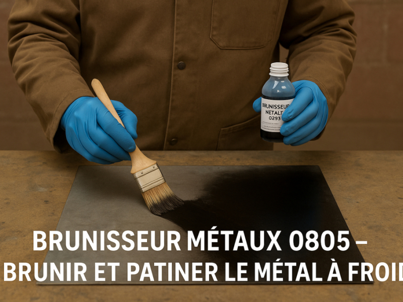 Comment brunir et patiner le métal à froid : guide complet avec le 0805