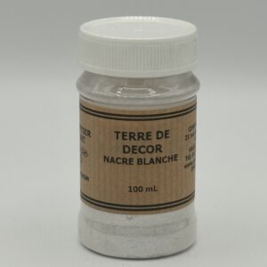 terre de décor nacre blanche