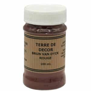 terre de décor brun van dyck rouge