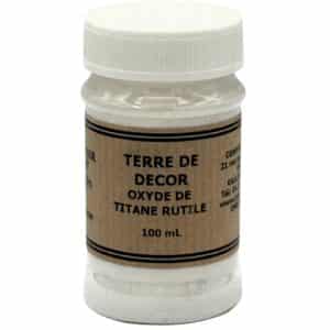 terre de décor oxyde de titane rutile