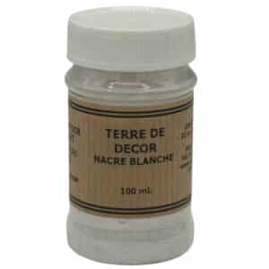 terre de décor nacre blanche