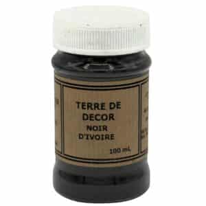 terre de décor noir ivoire