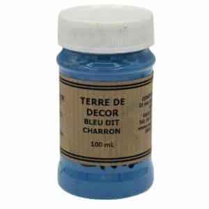 terre de décor bleu dit charron