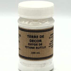 terre de décor oxyde de titane rutile