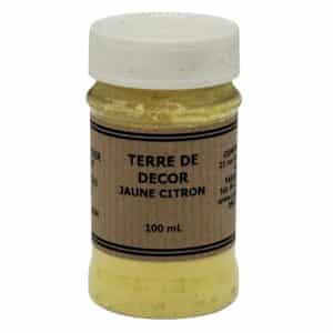 terre de décor jaune citron