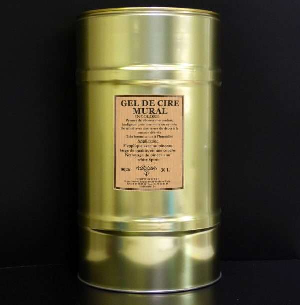 GEL DE CIRE MURALE SOLVANT INCOLORE