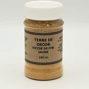 terre de décor oxyde de fer jaune