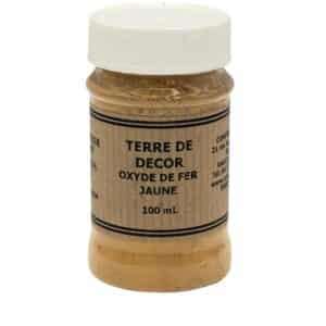 terre de décor oxyde de fer jaune